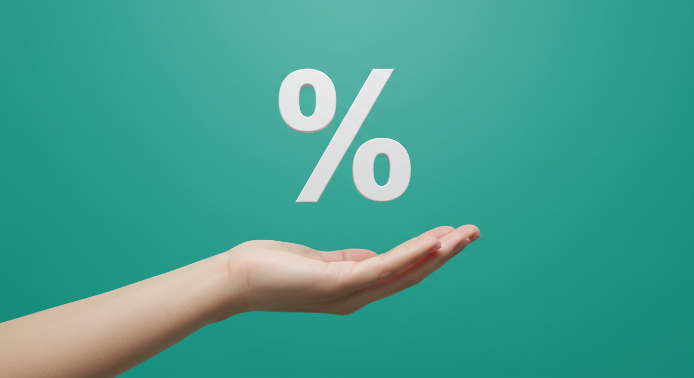 Pourcentage réduction illustration